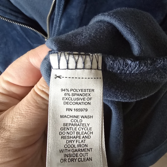 Cable & Gauge Deep Blue Sport Hoodie - Picture 7 of 7